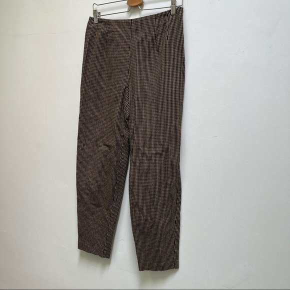 Marsh Landing Brown Checkered Trousers - Picture 4 of 8